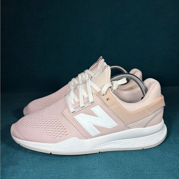 Size 9.5 - Women’s New Balance 247v2 pink shoes - Picture 1 of 9